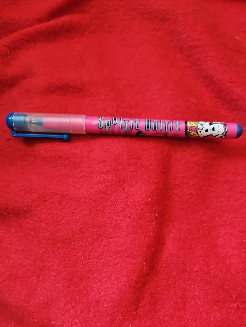 Vintage Sanrio Spottie Dottie Dog Ink Pen Color Blue Ink, Still Works. 1995
